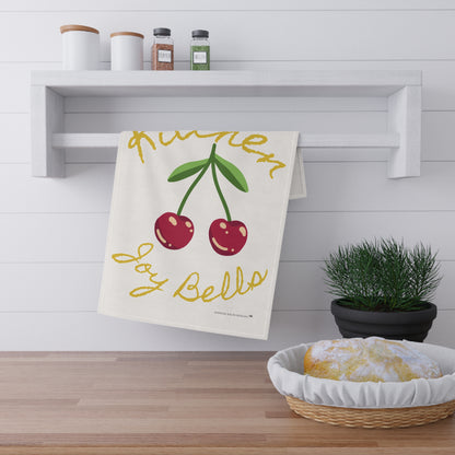 Charming Cherry Kitchen Tea Towels, Cute Home Decor, Kitchen Essentials, Gifts for Home Cooks, Seasonal Kitchen Accessories