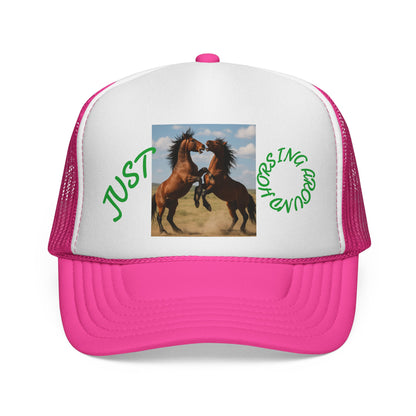 Horsing Around Stallion Rodeo Hats, Trucker Hats, Country Line Dancing, Animal Lover Hats