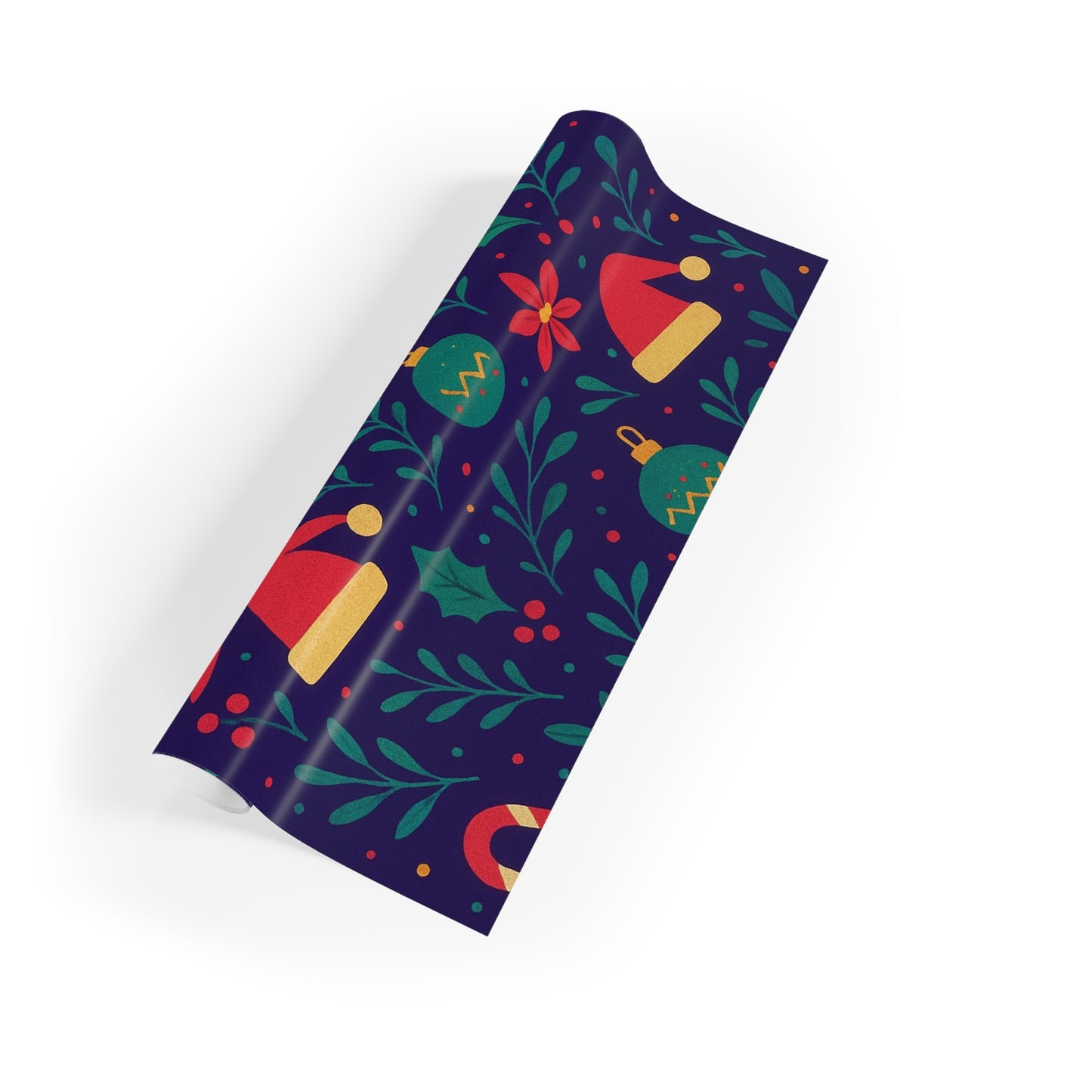 Festive Gift Wrapping Paper Roll, Christmas Wrapping Paper, Holiday Gift Wrap, Seasonal Paper, Eco-Friendly Gift Wrap