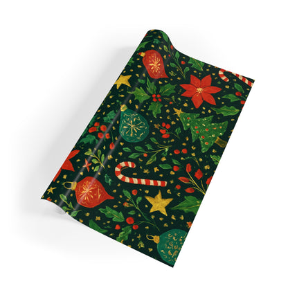 Most Beautiful Festive Gift Wrapping Paper Roll, Christmas Gift Wrap, Holiday Decor, Eco-Friendly Wrapping, Winter Celebrations, Party Supplies