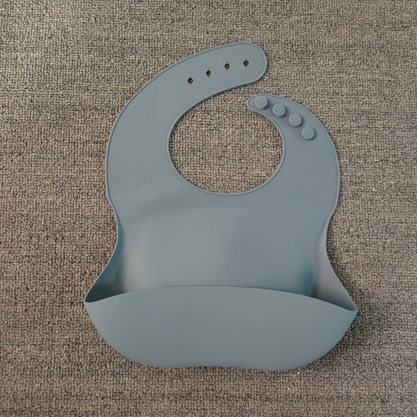 Silicone Baby Bib w/ Food Catcher