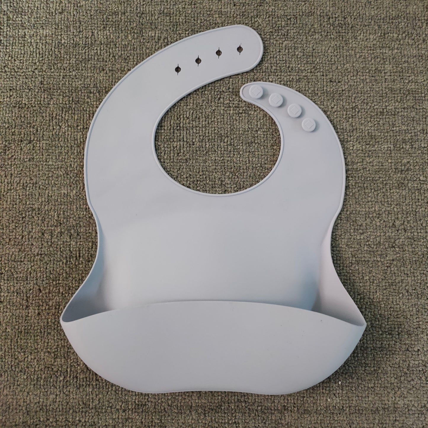 Silicone Baby Bib w/ Food Catcher