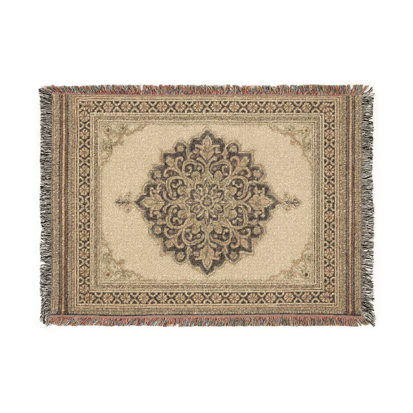 Elegant Decorative Woven Blanket - Cozy Throw for Home, Bohemian Style Gift, Bedroom Decor, Travel Wrap, Housewarming