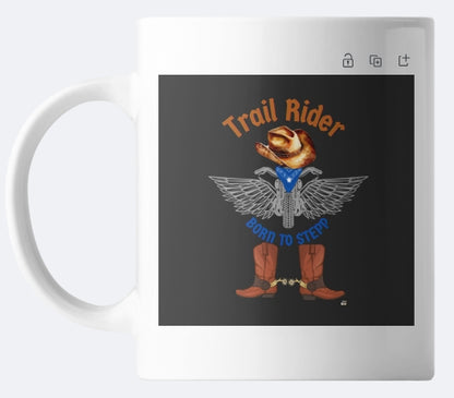 Trail Riding Boots on the Ground-Country Line Dancing MUGS