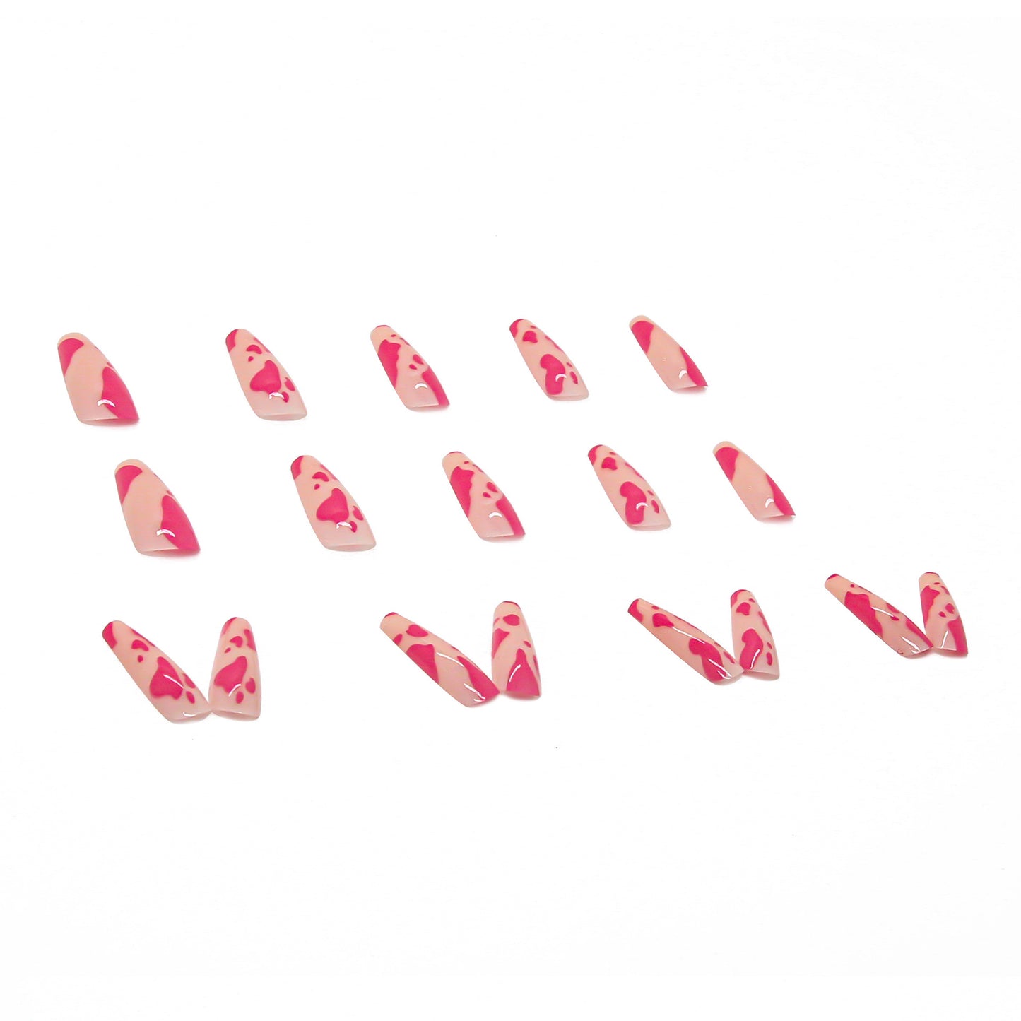 Long Ballet Nails 24 Pieces