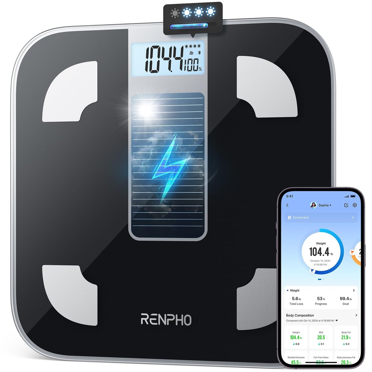 RENPHO Smart Scale Human Weight