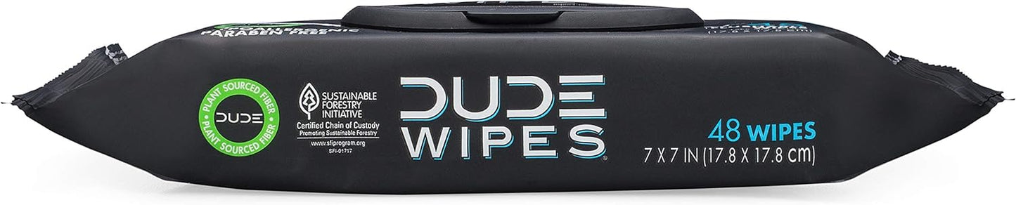 DUDE Wipes Flushable Wet Wipes