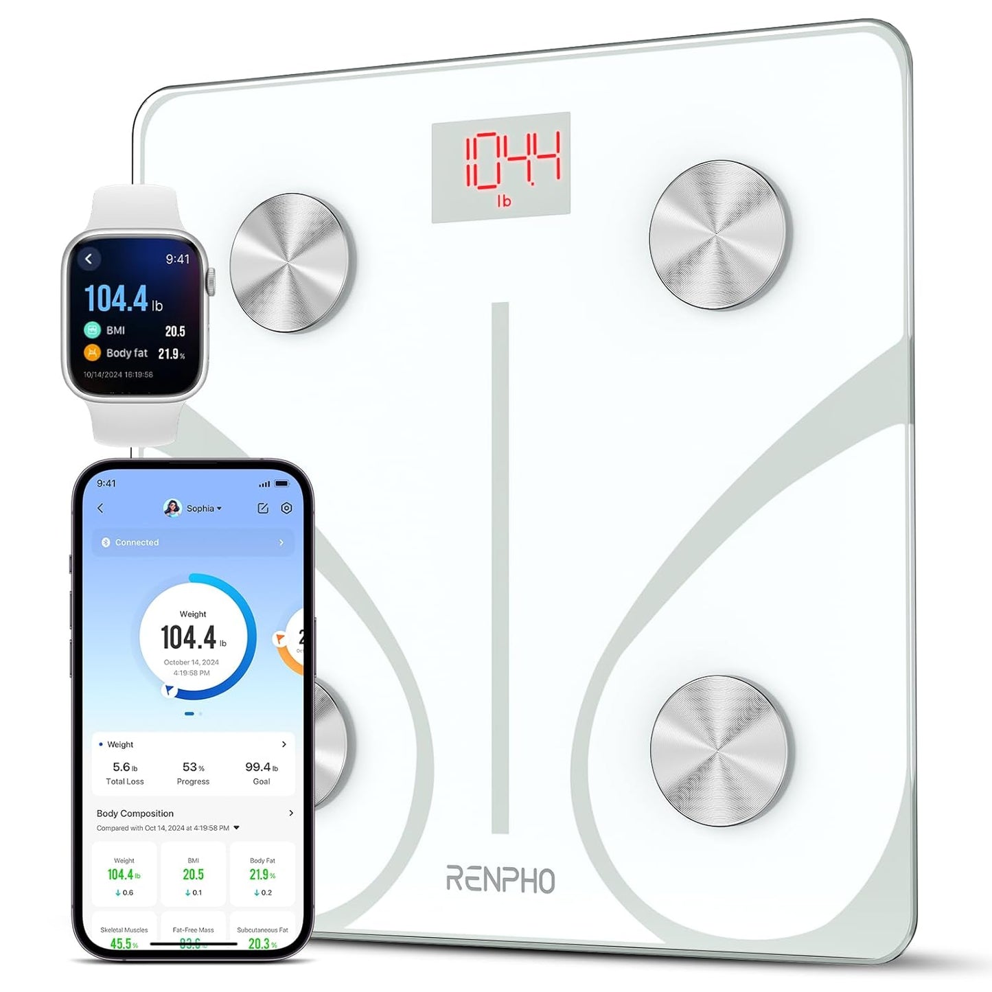 RENPHO Smart Scale Human Weight