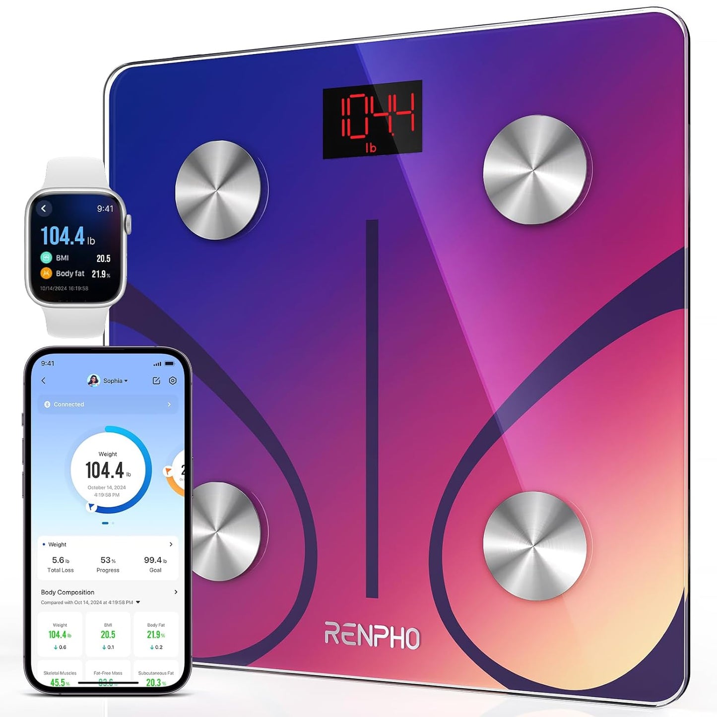 RENPHO Smart Scale Human Weight