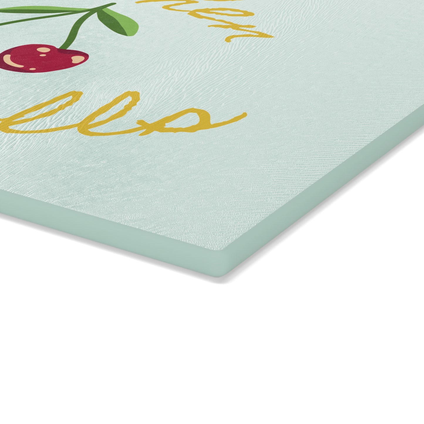 Classy Glassy Kitchen Joy Bells Glass Cutting Board