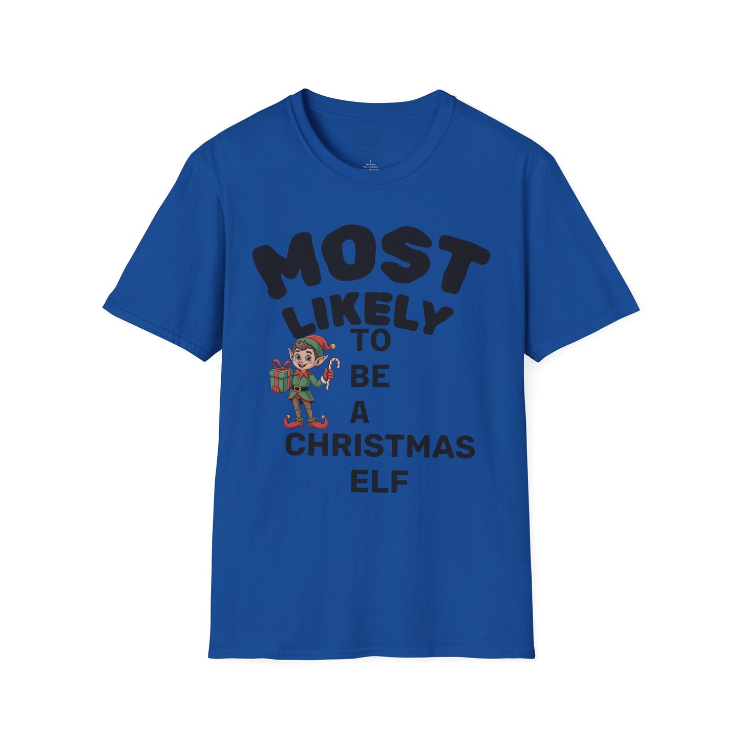 Family Funny Christmas T-Shirts Most Likely to...Be A Christmas Elf