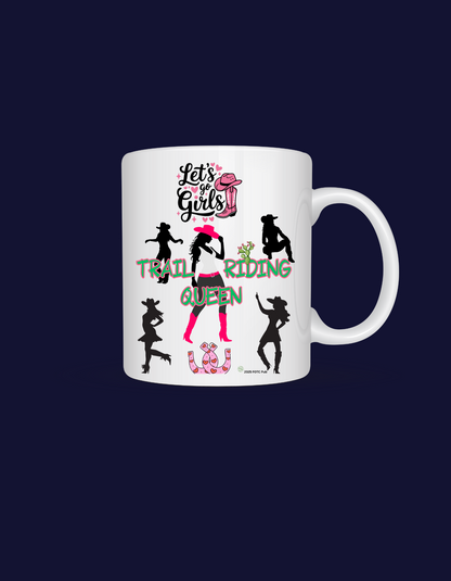 Trail Riding Boots on the Ground-Country Line Dancing MUGS