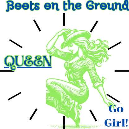 Tote Bag Boots on the Ground Country Line Dancing Trail Riding