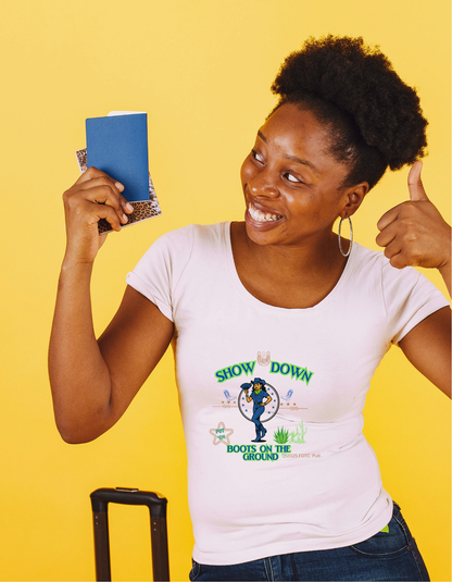 Boots on the Ground Country Line Dancing T-Shirts