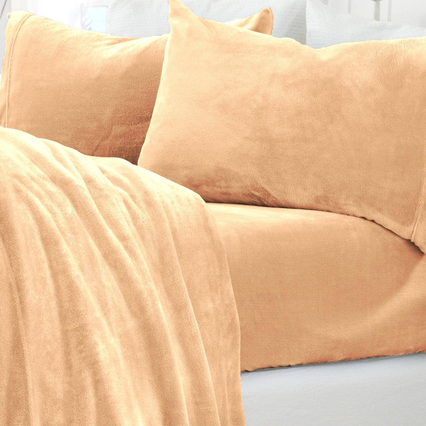 Luxurious Solid Jewel-Toned Plush Sheet Sets - Velvet Luxe Collection