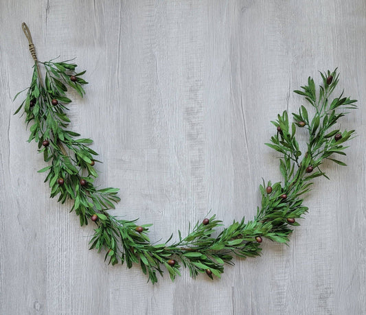 Beautiful! Artificial Olive Garland 60"