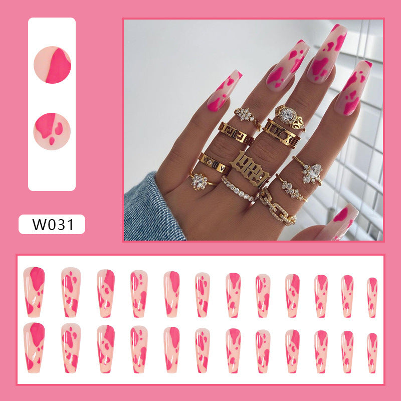 Long Ballet Nails 24 Pieces